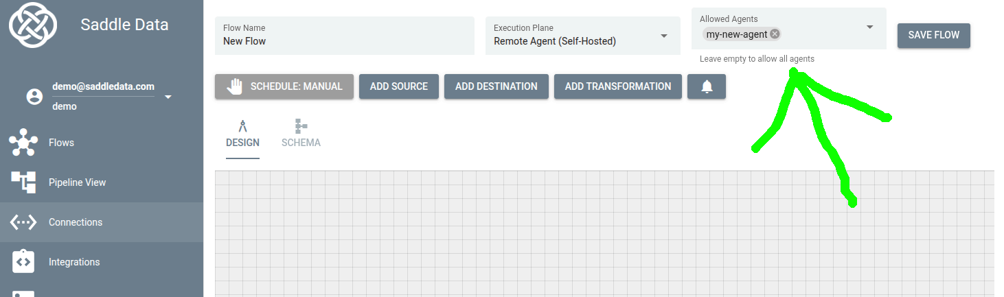 Create Agent Screenshot